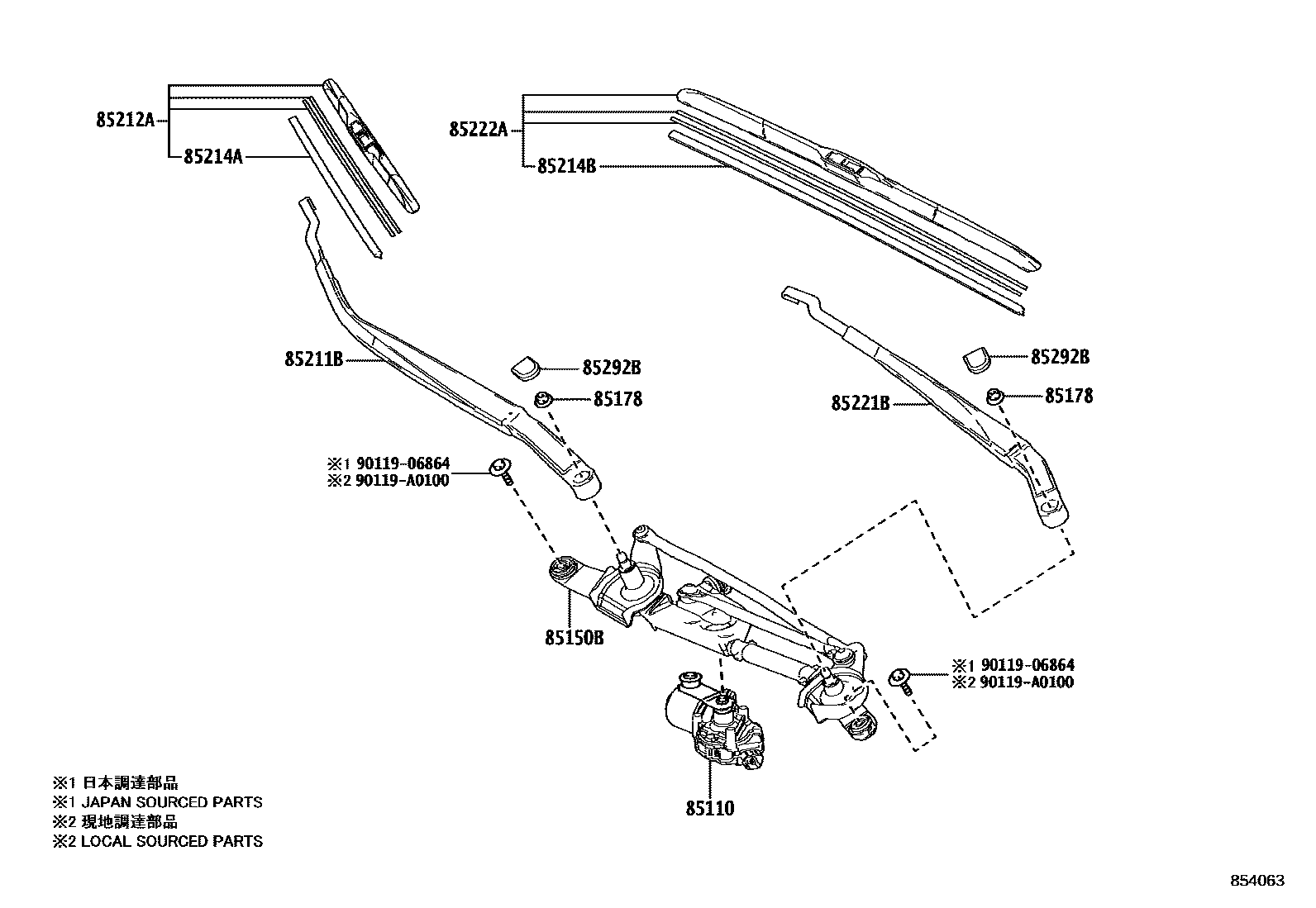 8501 — WINDSHIELD WIPER