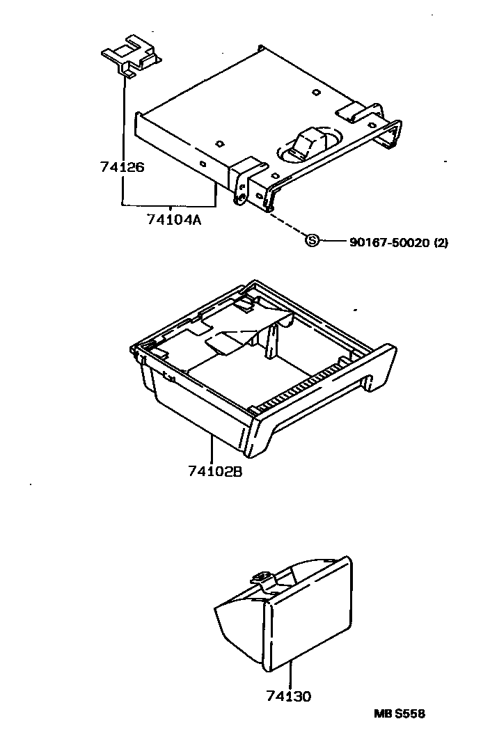 7404 — ASH RECEPTACLE