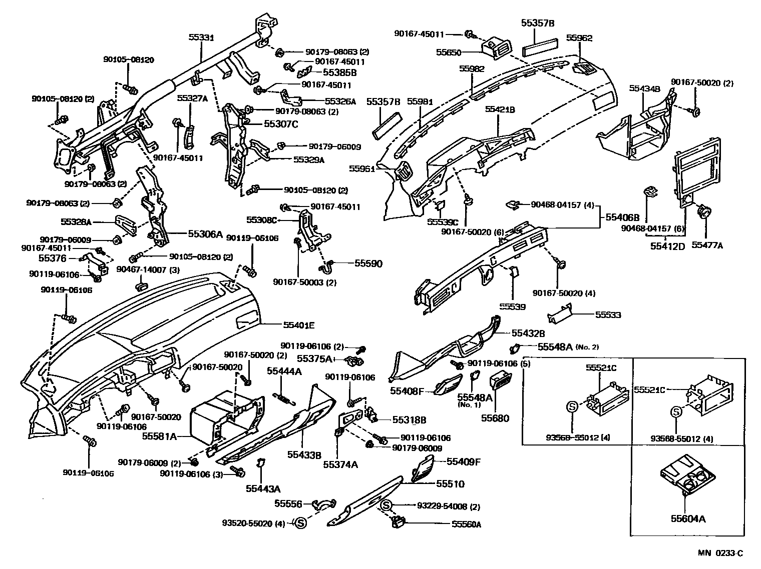 5501 — INSTRUMENT PANEL & GLOVE COMPARTMENT