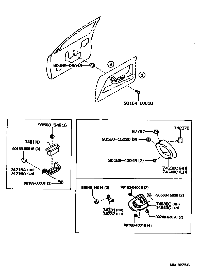 7401 — ARMREST & VISOR
