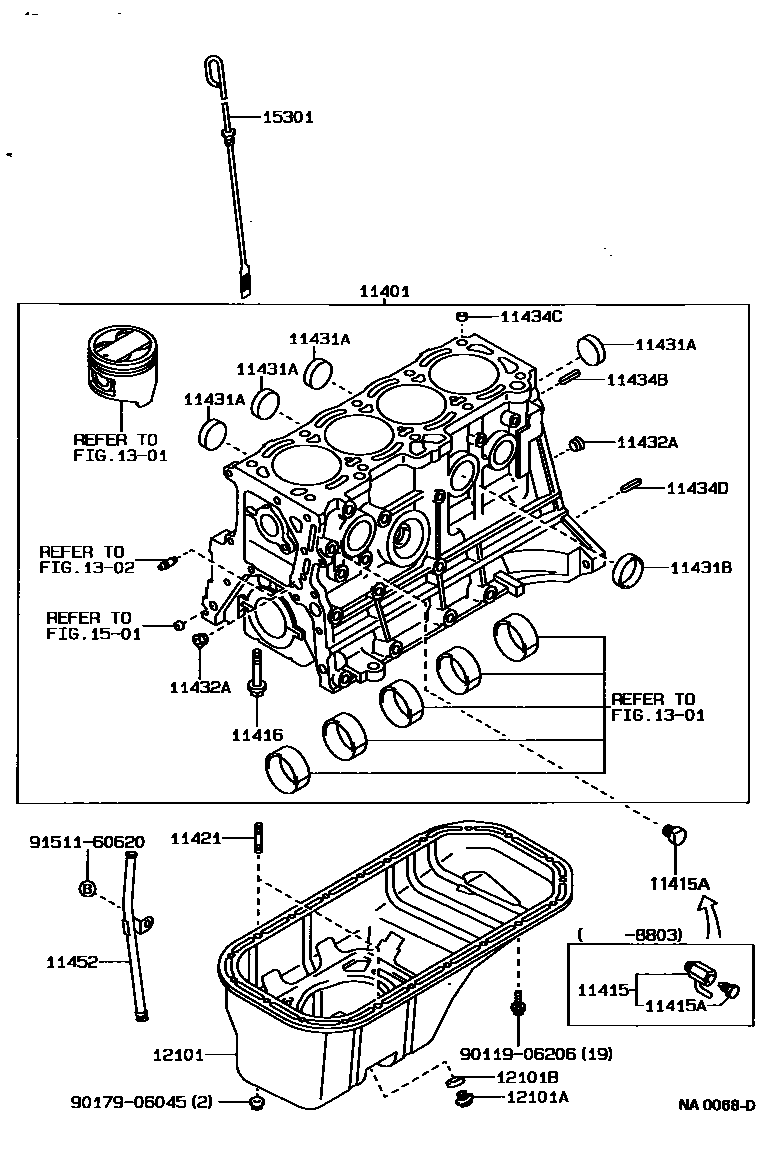 1105 — CYLINDER BLOCK