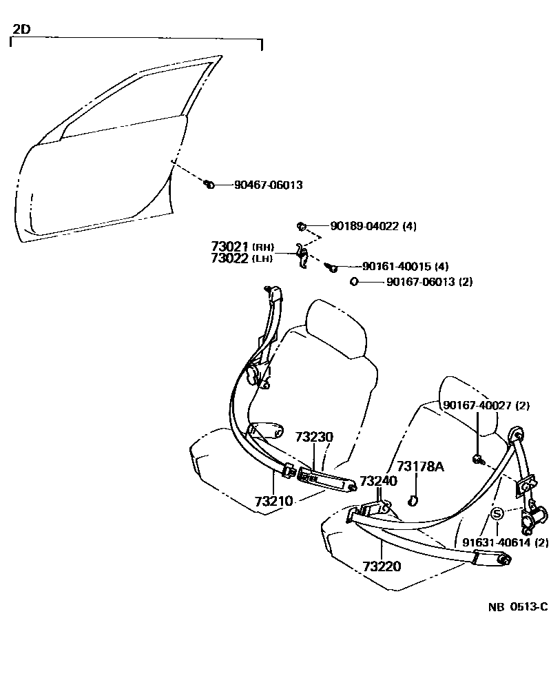 7104 — SEAT BELT & CHILD RESTRAINT SEAT