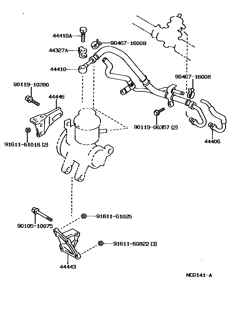 4503 — POWER STEERING TUBE