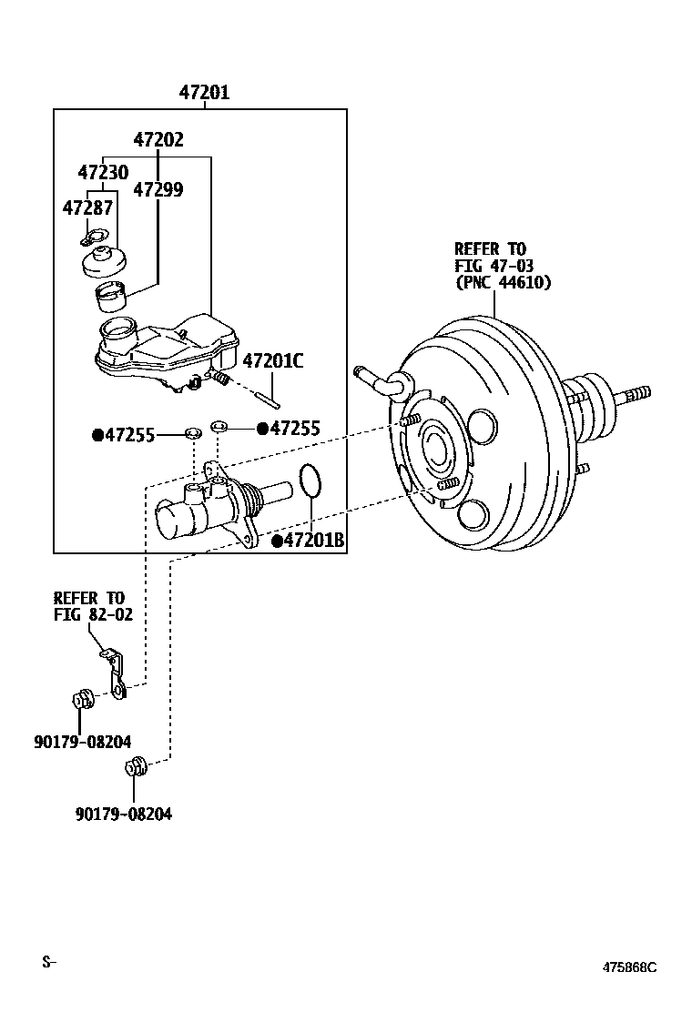 4702 — BRAKE MASTER CYLINDER