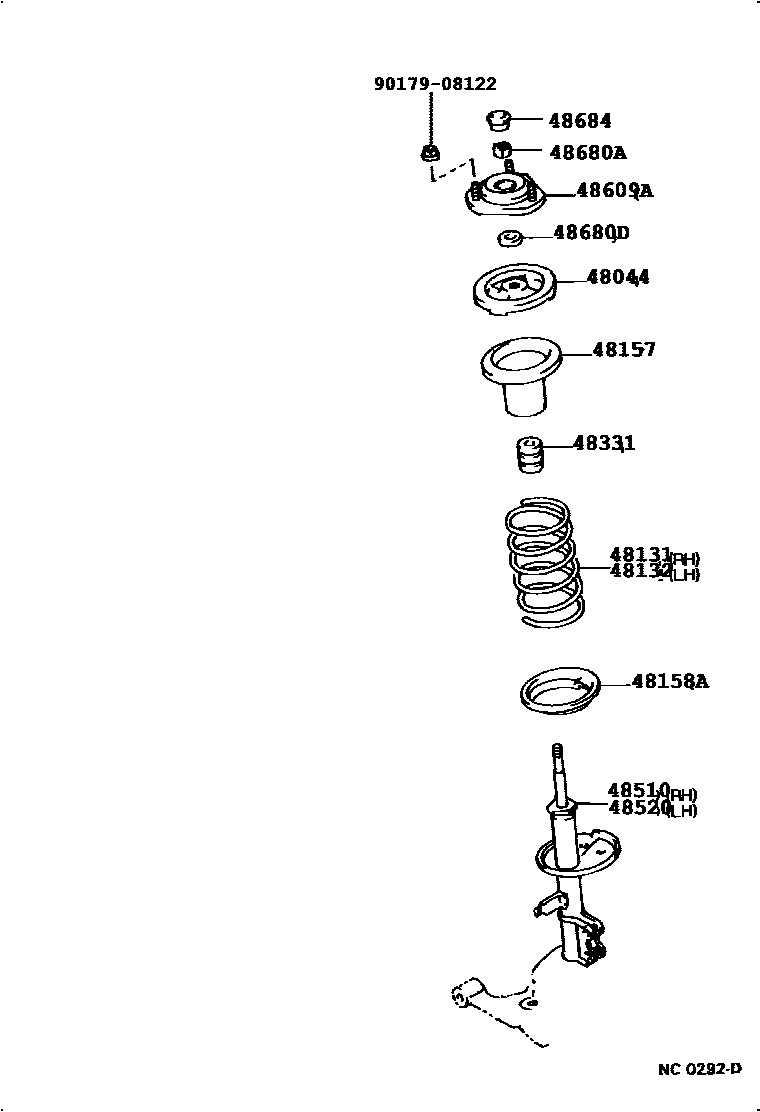 4803 — FRONT SPRING & SHOCK ABSORBER