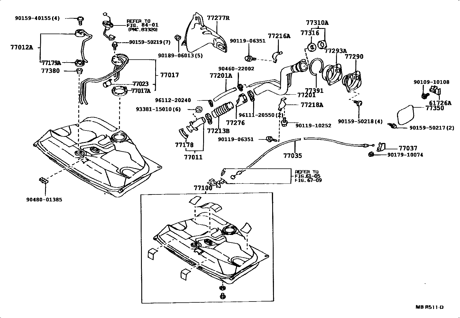 7701 — FUEL TANK & TUBE