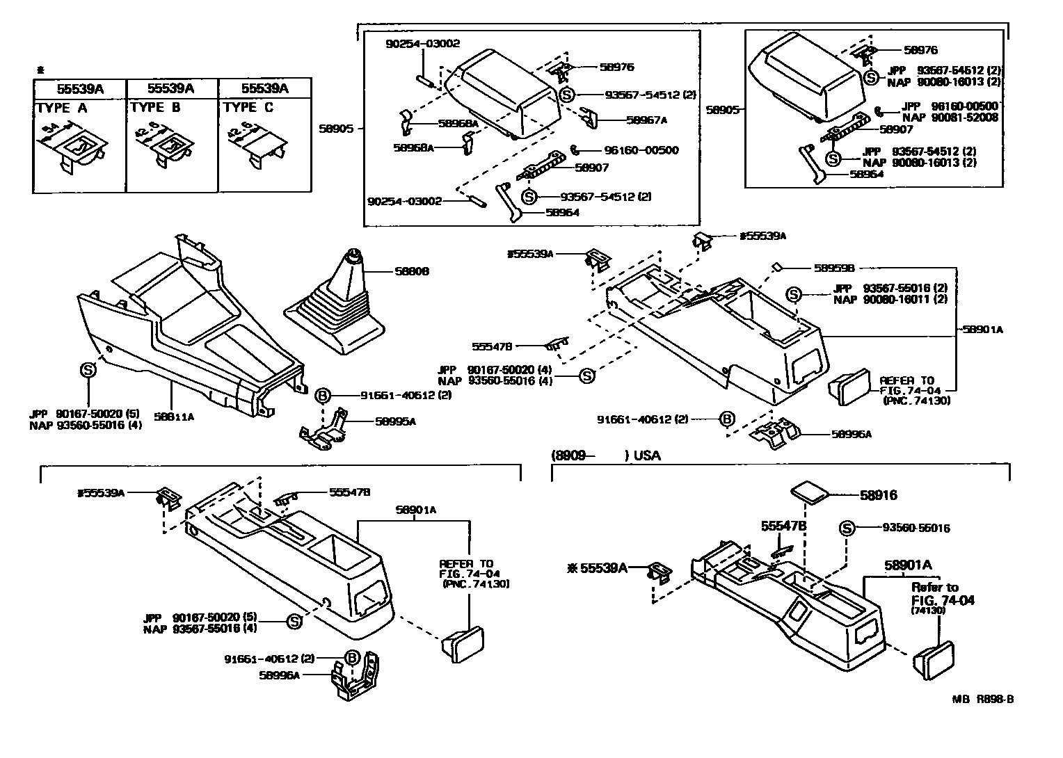 5806 — CONSOLE BOX & BRACKET