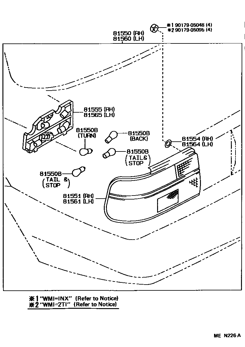 8111 — REAR COMBINATION LAMP