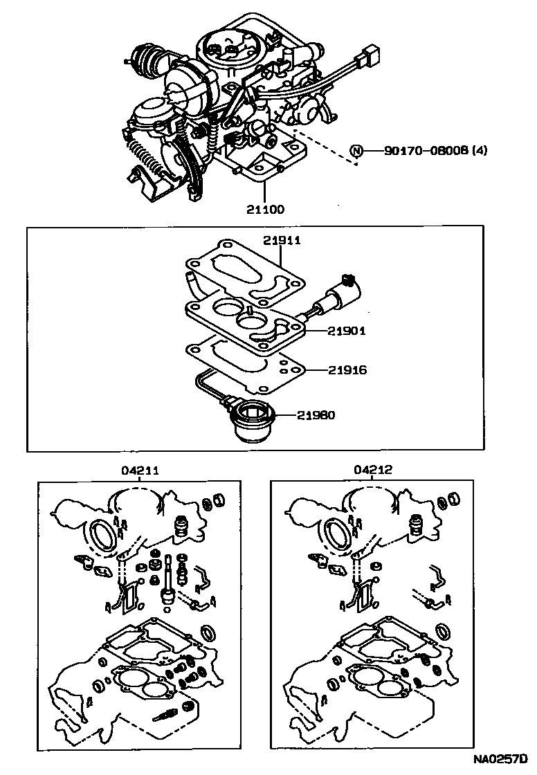 2102 — CARBURETOR ASSEMBLY