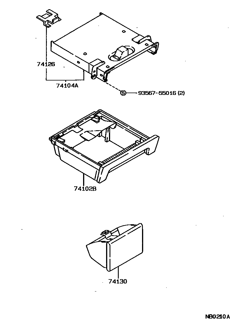 7404 — ASH RECEPTACLE