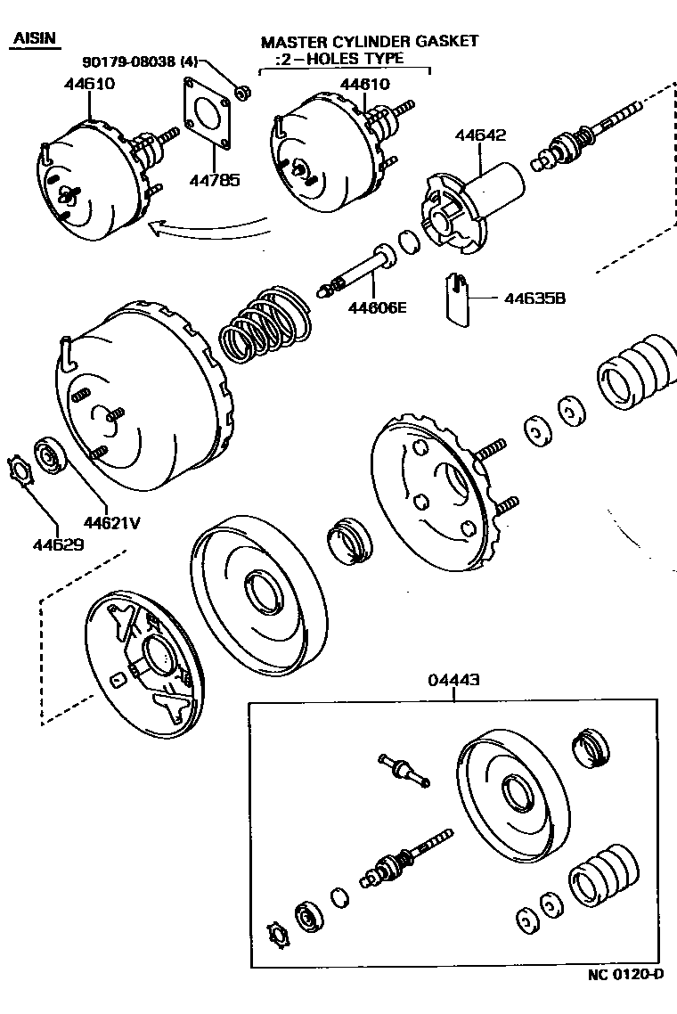 4703 — BRAKE BOOSTER & VACUUM TUBE