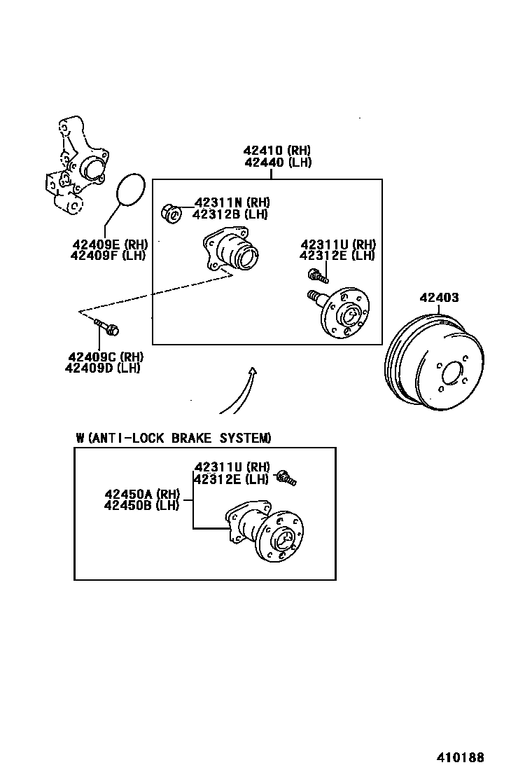 4102 — REAR AXLE SHAFT & HUB