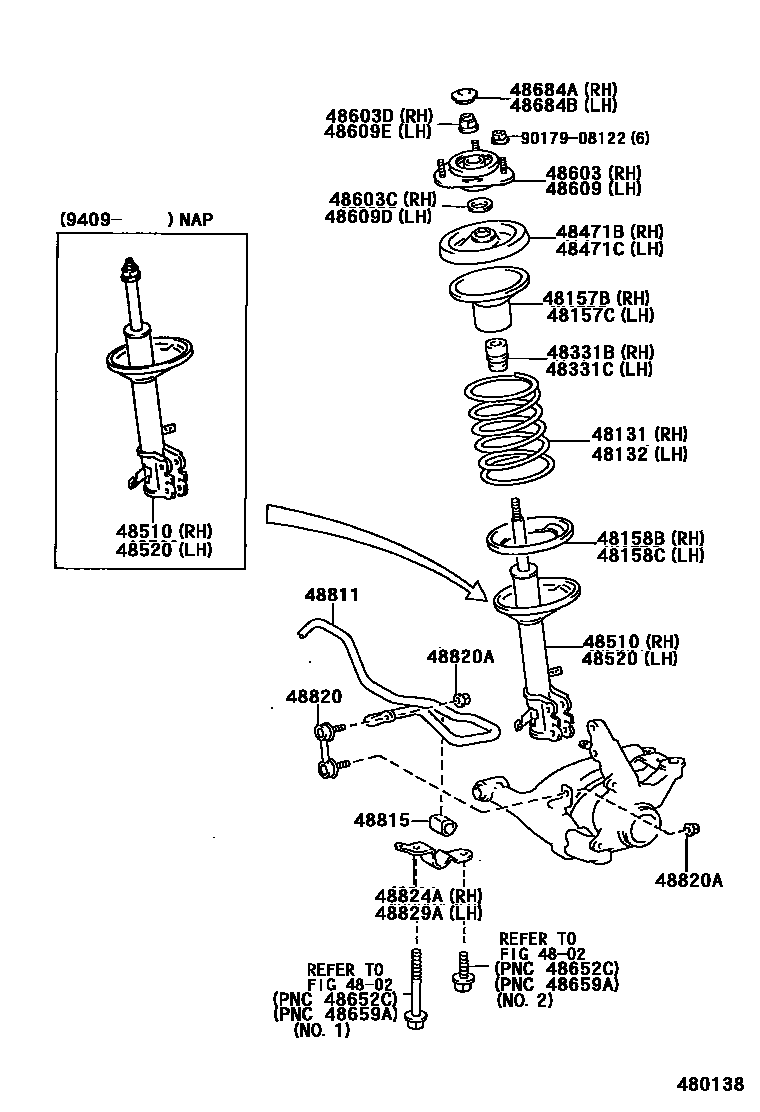 4803 — FRONT SPRING & SHOCK ABSORBER