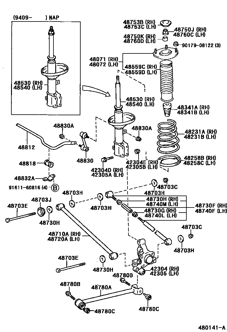 4804 — REAR SPRING & SHOCK ABSORBER