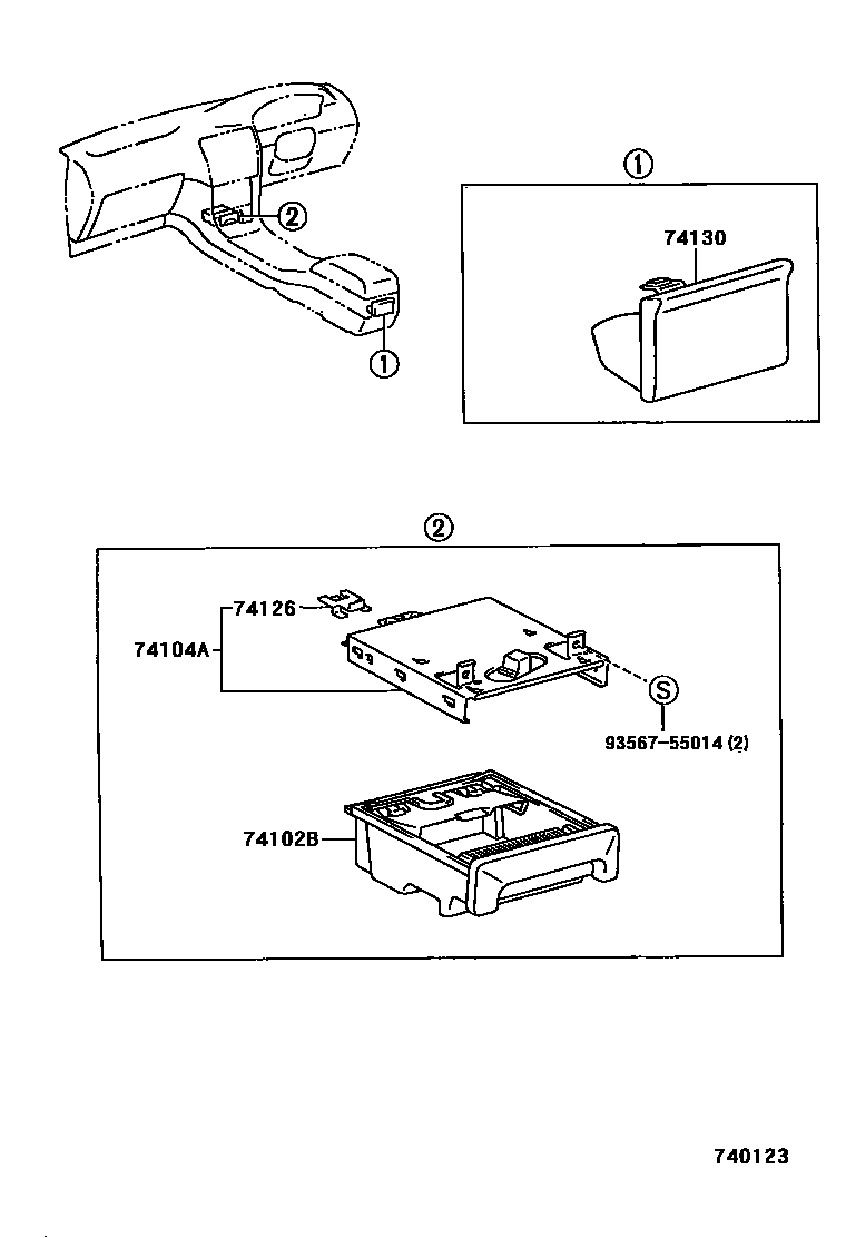 7404 — ASH RECEPTACLE