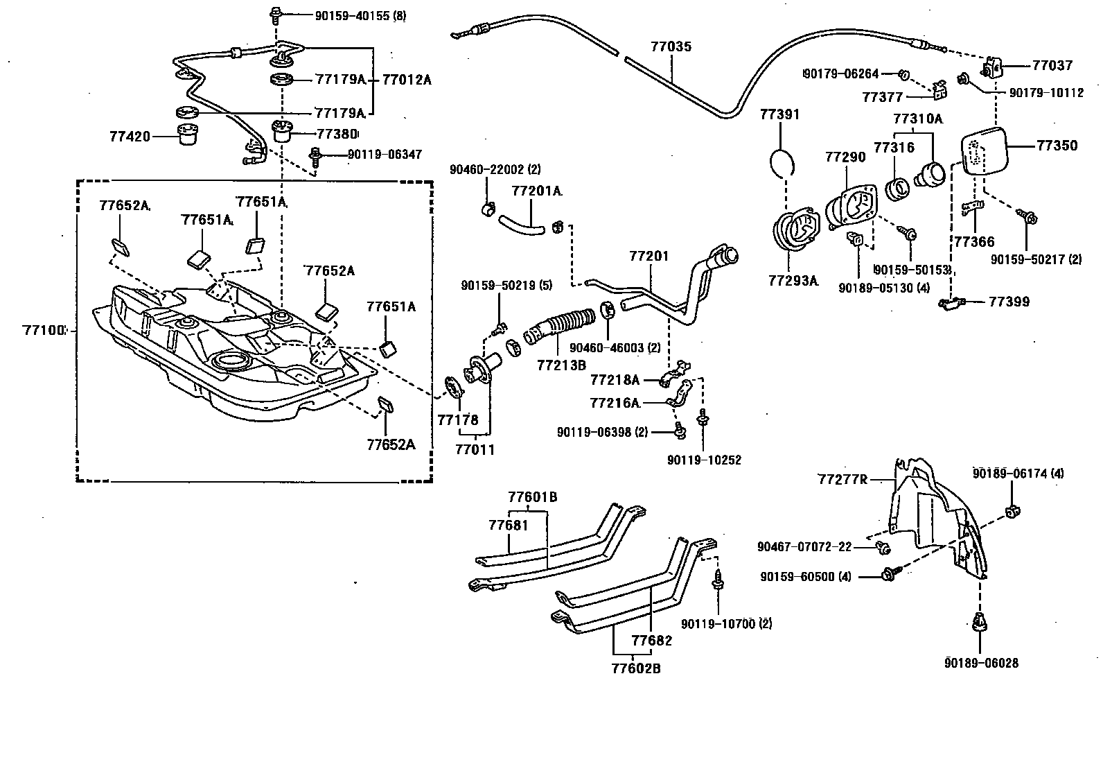 7701 — FUEL TANK & TUBE
