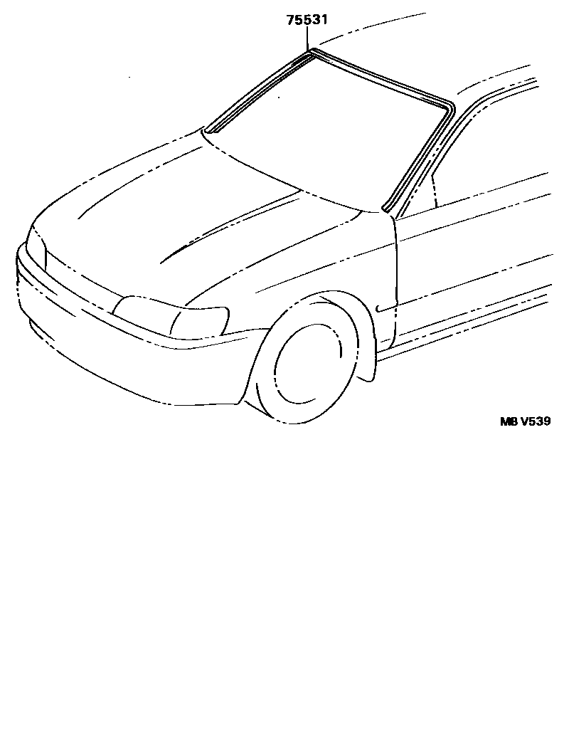 7502 — FRONT MOULDING