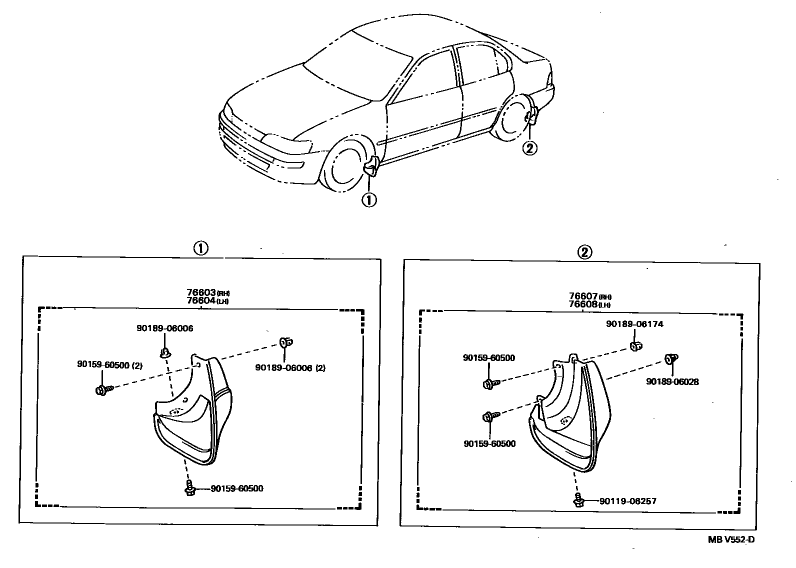 7601 — MUDGUARD & SPOILER