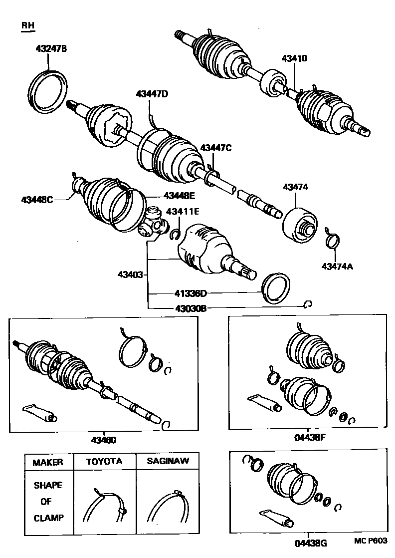 4302 — FRONT DRIVE SHAFT