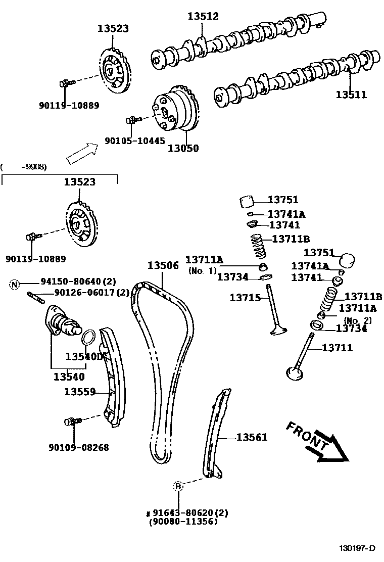 1302 — CAMSHAFT & VALVE