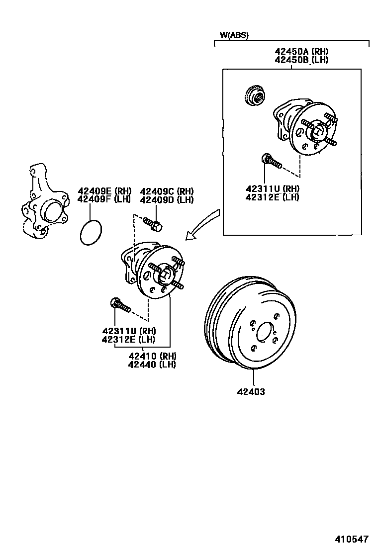 4102 — REAR AXLE SHAFT & HUB