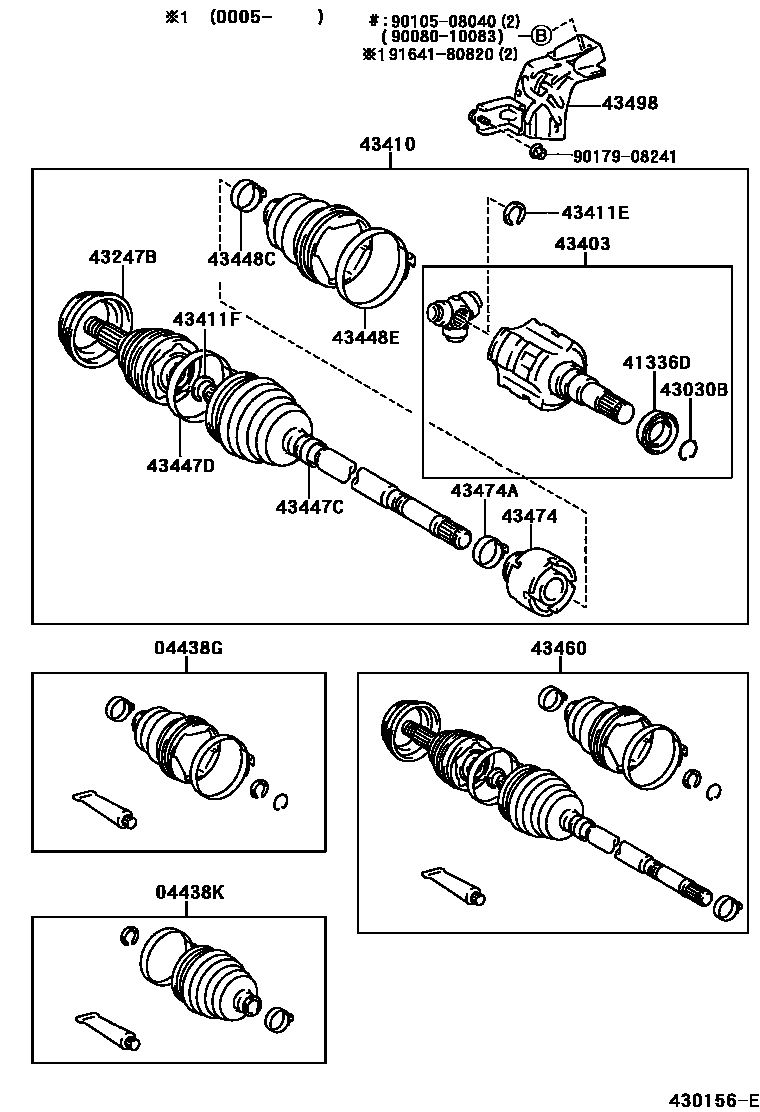 4302 — FRONT DRIVE SHAFT