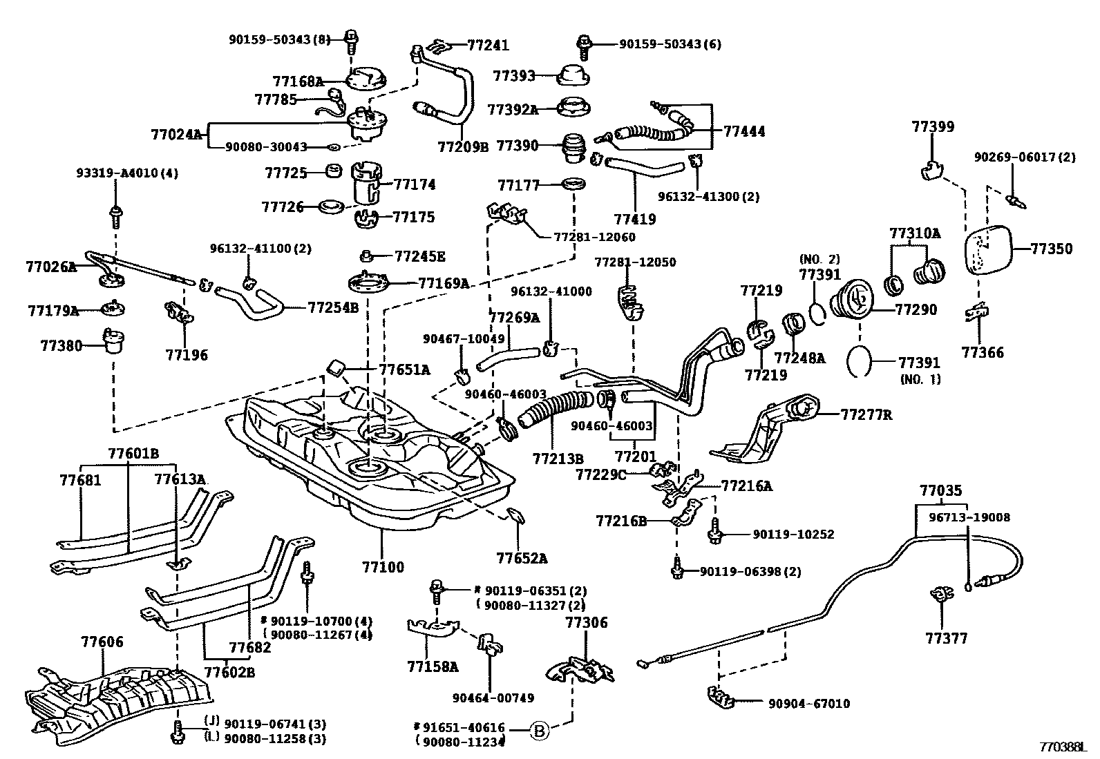 7701 — FUEL TANK & TUBE