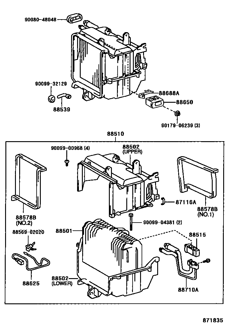 8714 — HEATING & AIR CONDITIONING - COOLER UNIT
