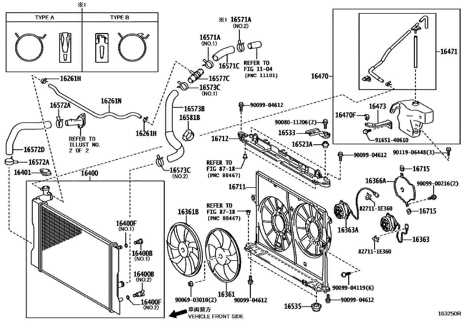 1603 — RADIATOR & WATER OUTLET