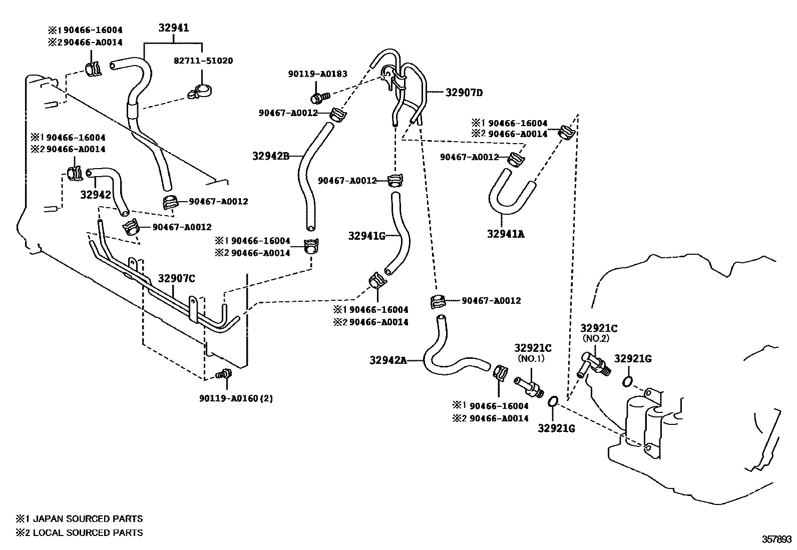3514 — OIL COOLER & TUBE (ATM)