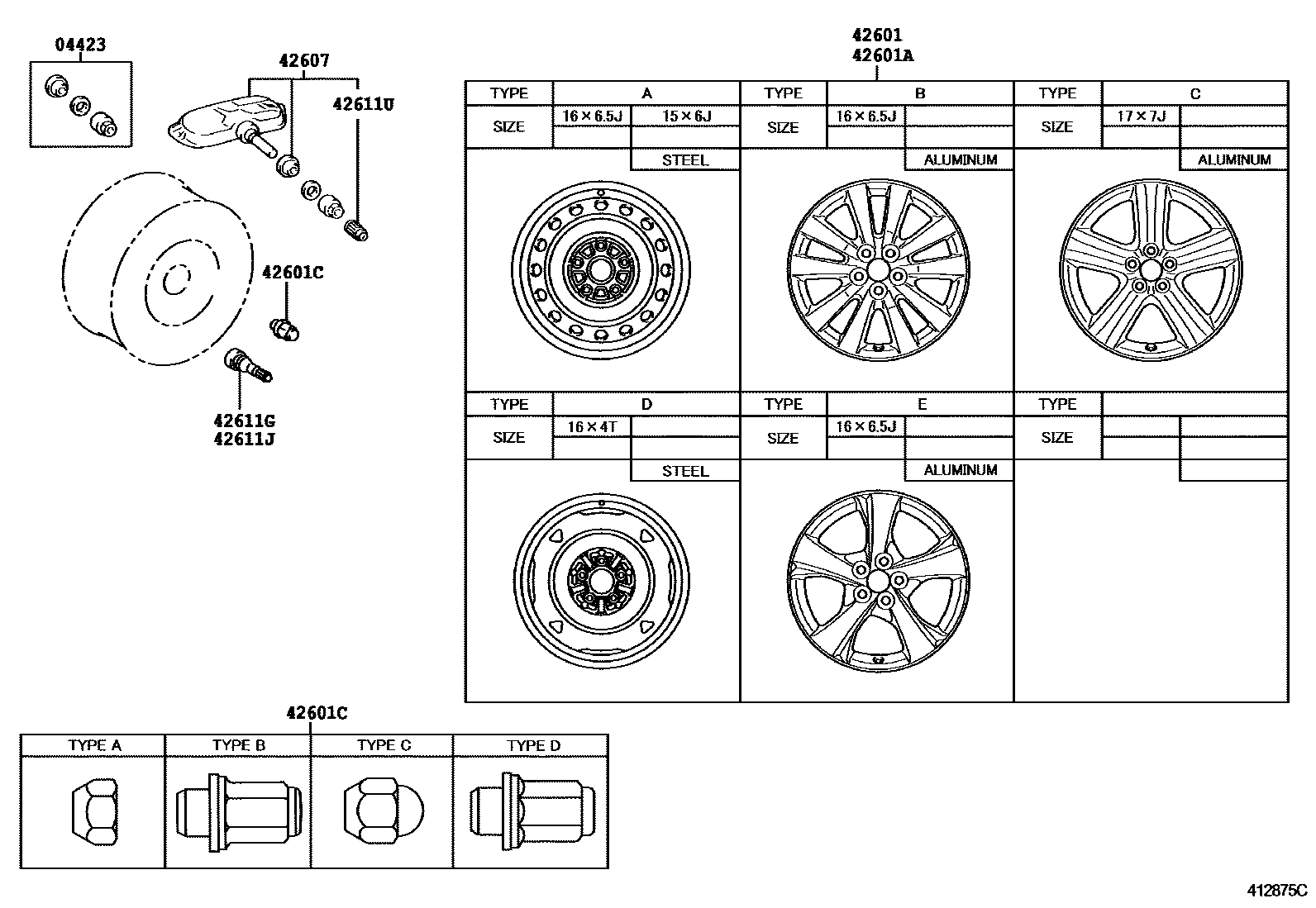 4103 — DISC WHEEL & WHEEL CAP