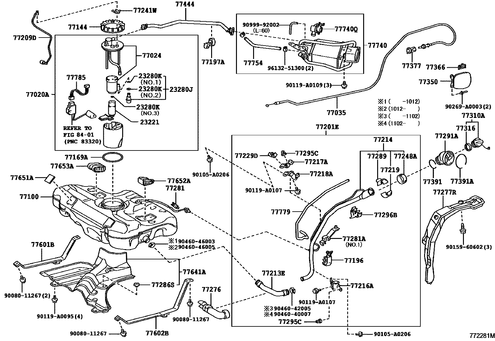 7701 — FUEL TANK & TUBE