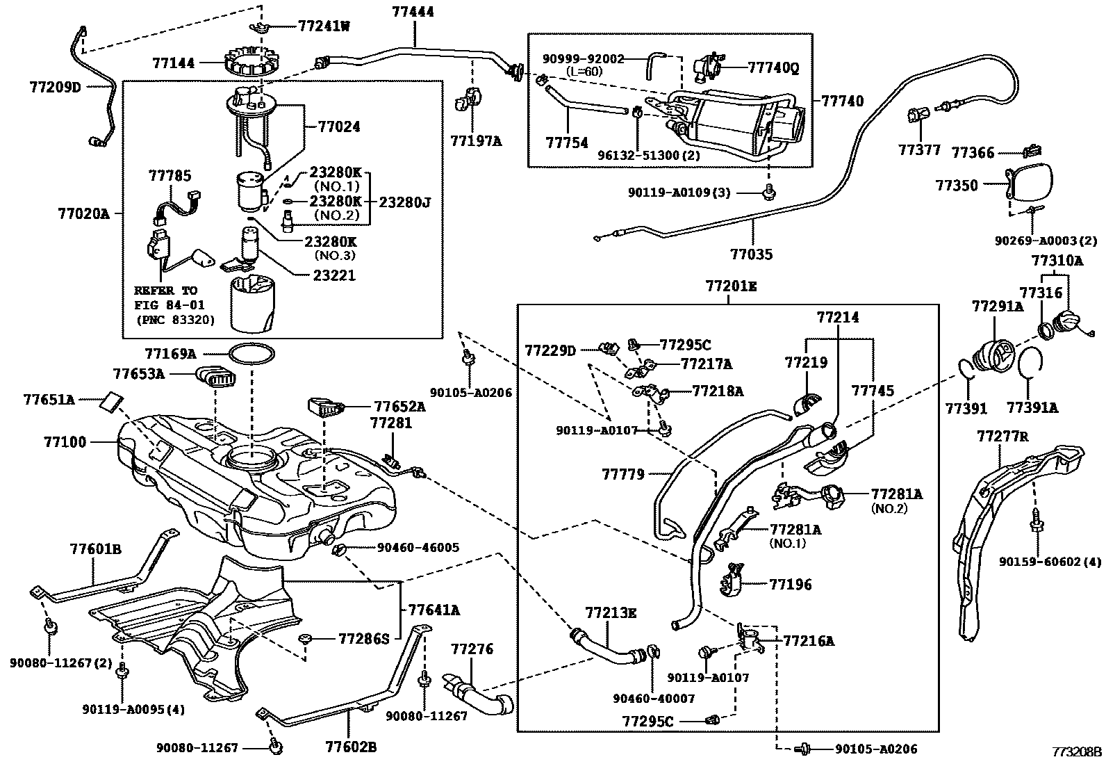 7701 — FUEL TANK & TUBE