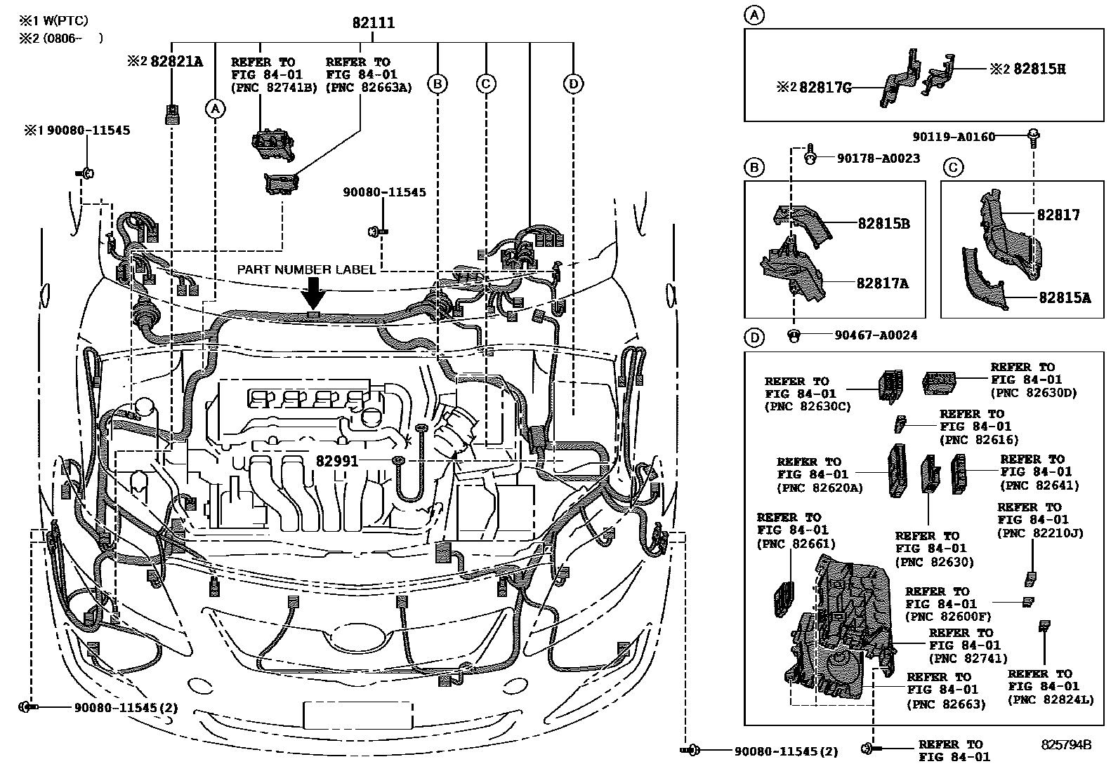 8202 — WIRING & CLAMP