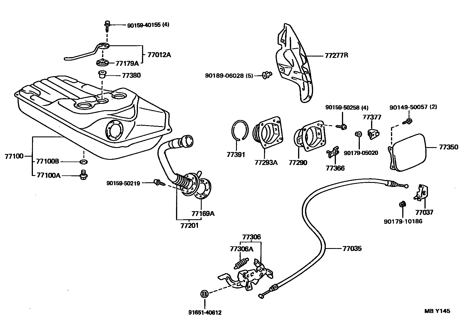 7701 — FUEL TANK & TUBE