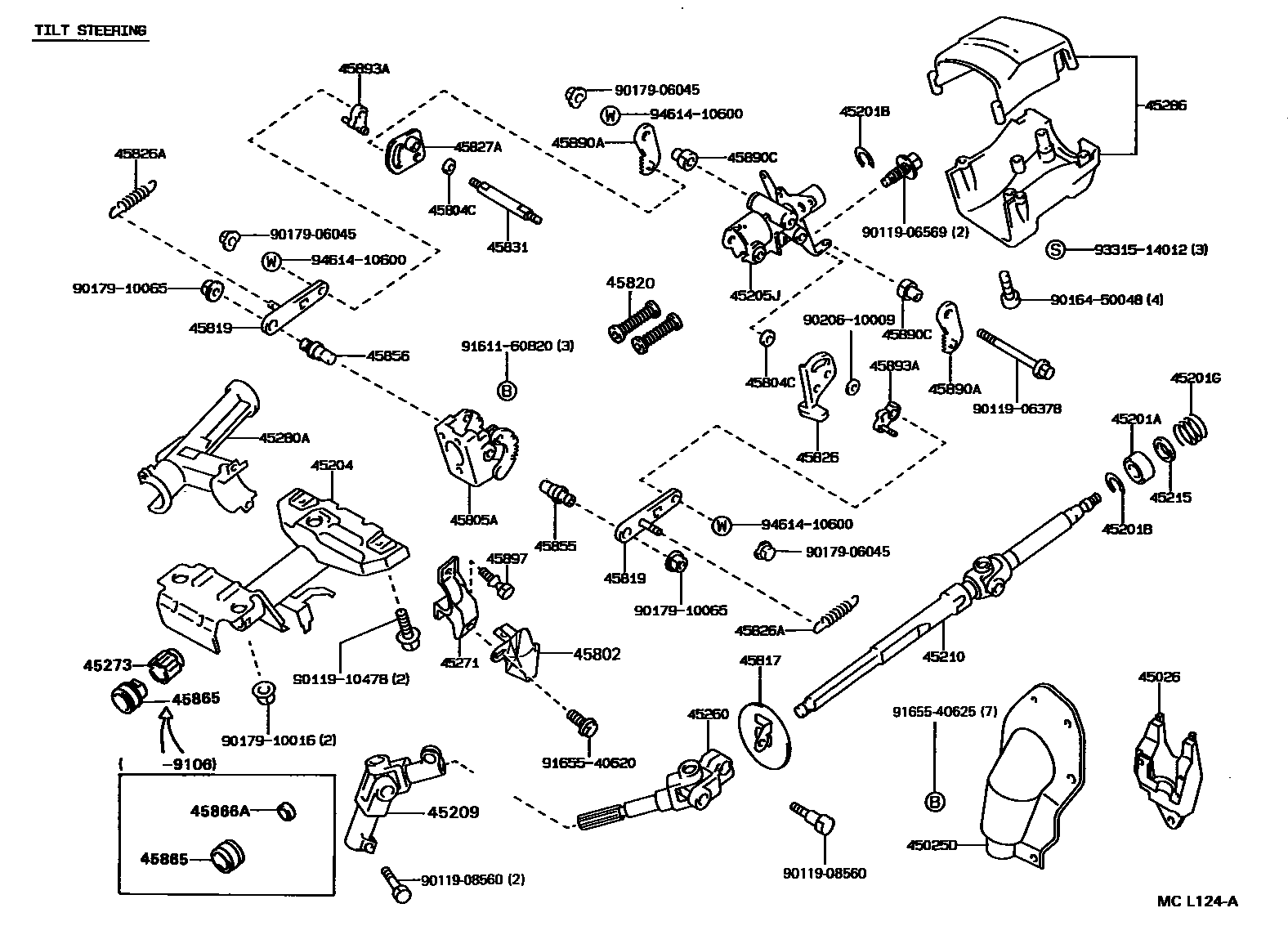 4501 — STEERING COLUMN & SHAFT