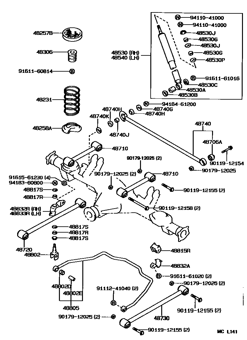 4804 — REAR SPRING & SHOCK ABSORBER