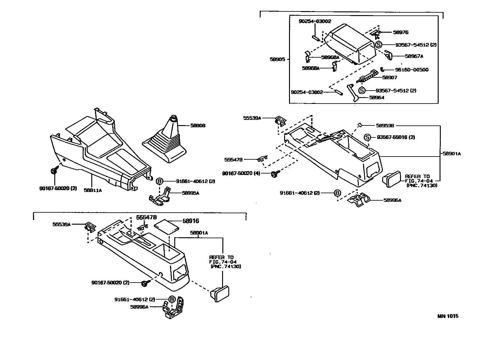 5806 — CONSOLE BOX & BRACKET