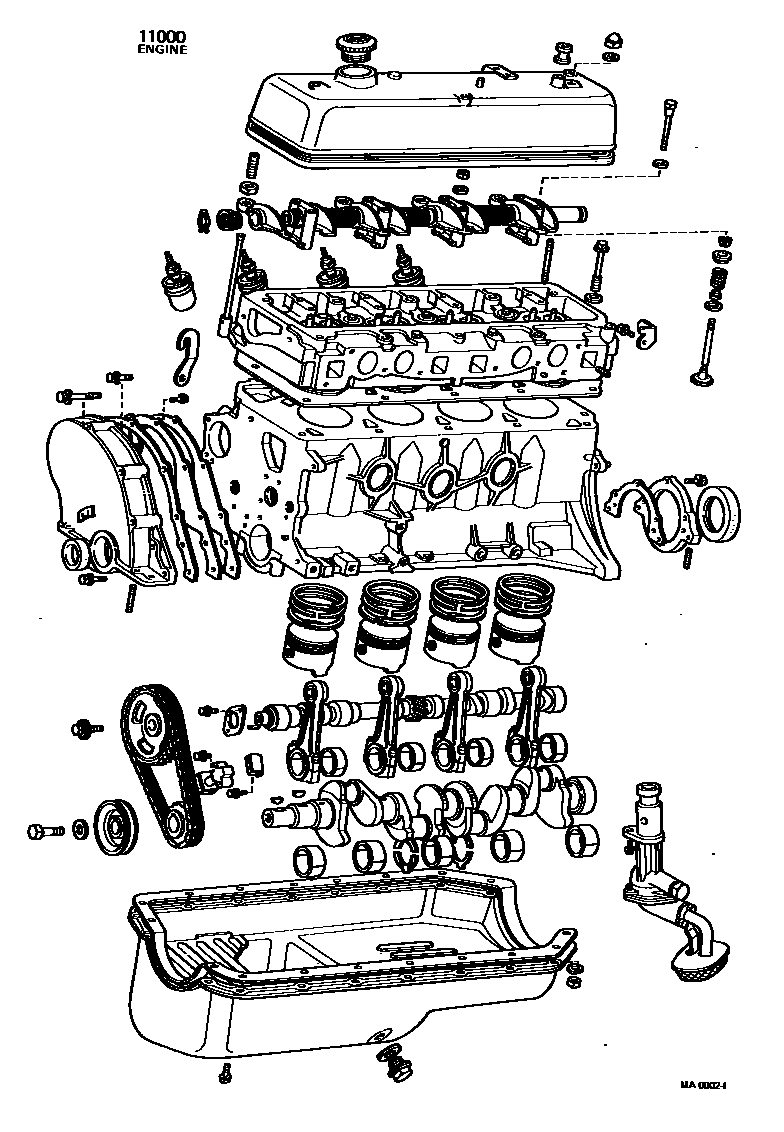 1101 — PARTIAL ENGINE ASSEMBLY