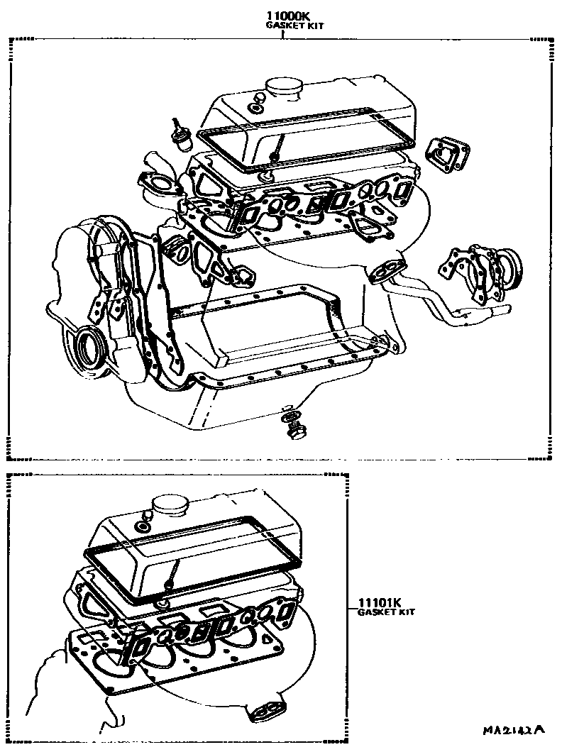 1103 — ENGINE OVERHAUL GASKET KIT