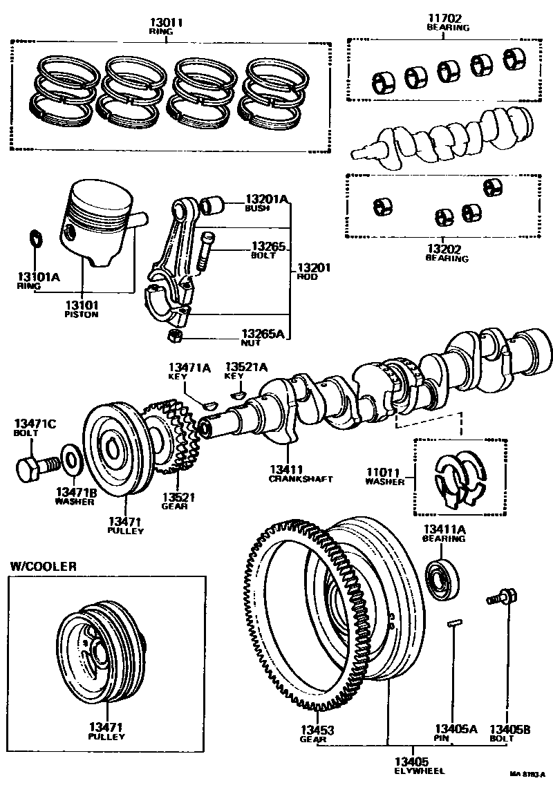 1301 — CRANKSHAFT & PISTON
