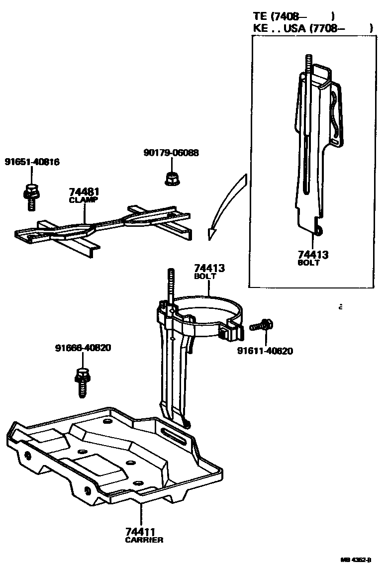 7402 — BATTERY CARRIER