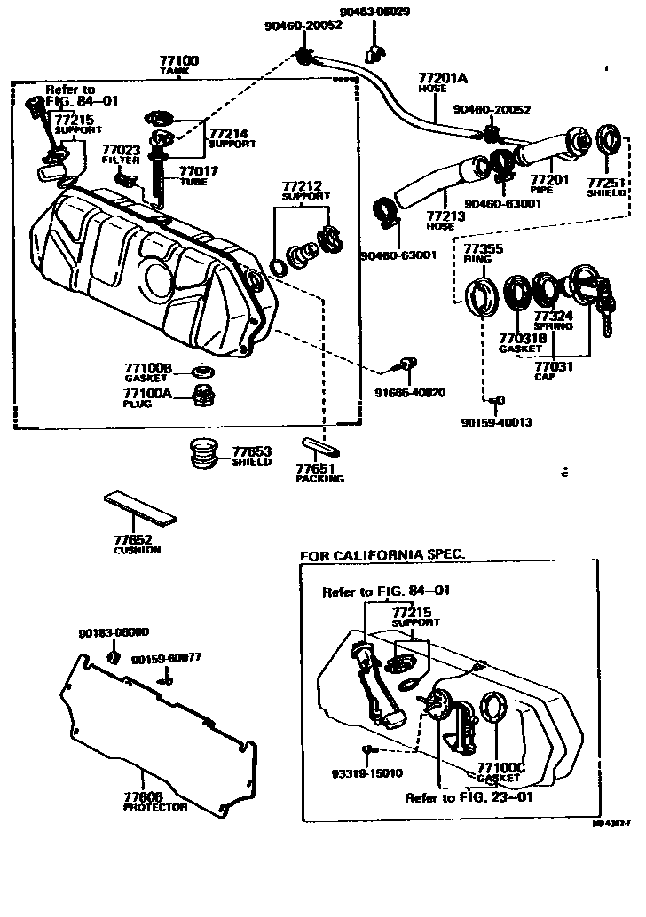 7701 — FUEL TANK & TUBE