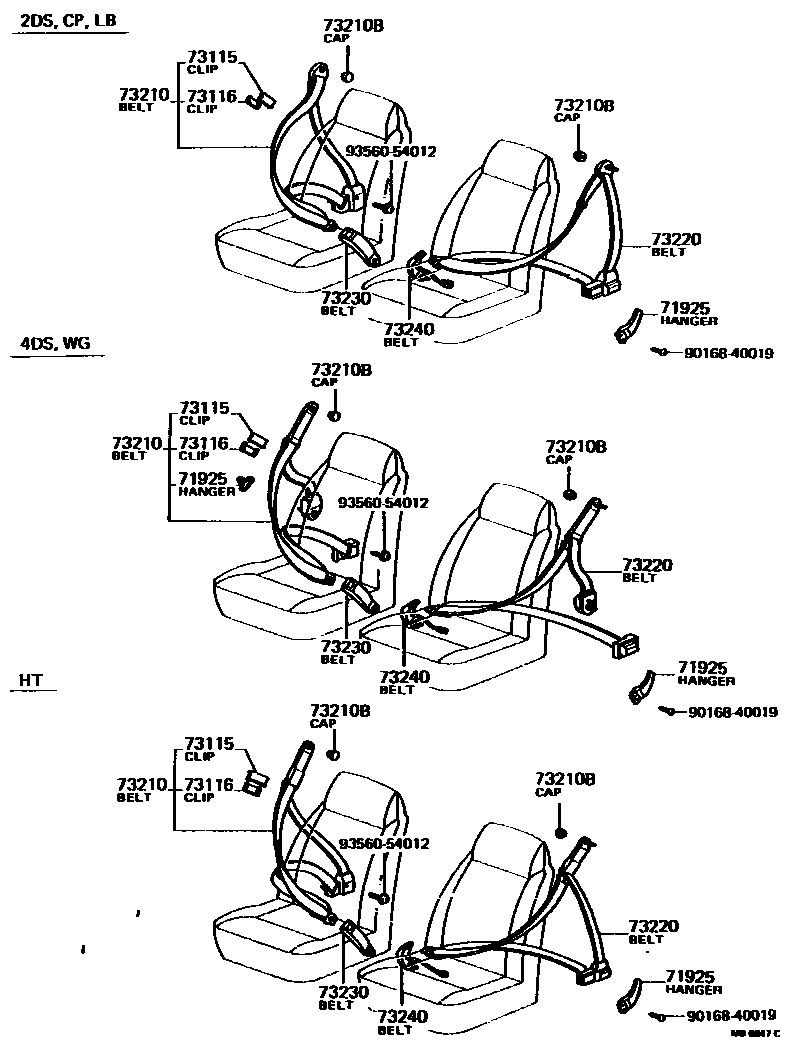 7104 — SEAT BELT & CHILD RESTRAINT SEAT