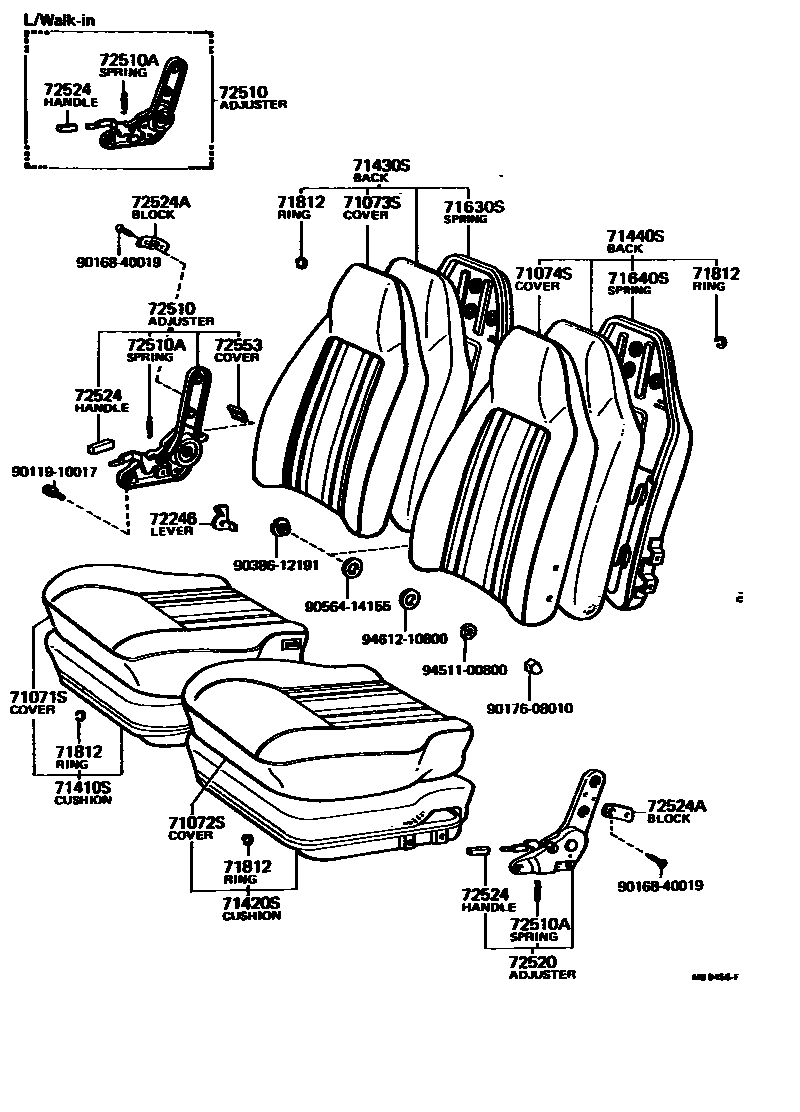 7101 — FRONT SEAT & SEAT TRACK