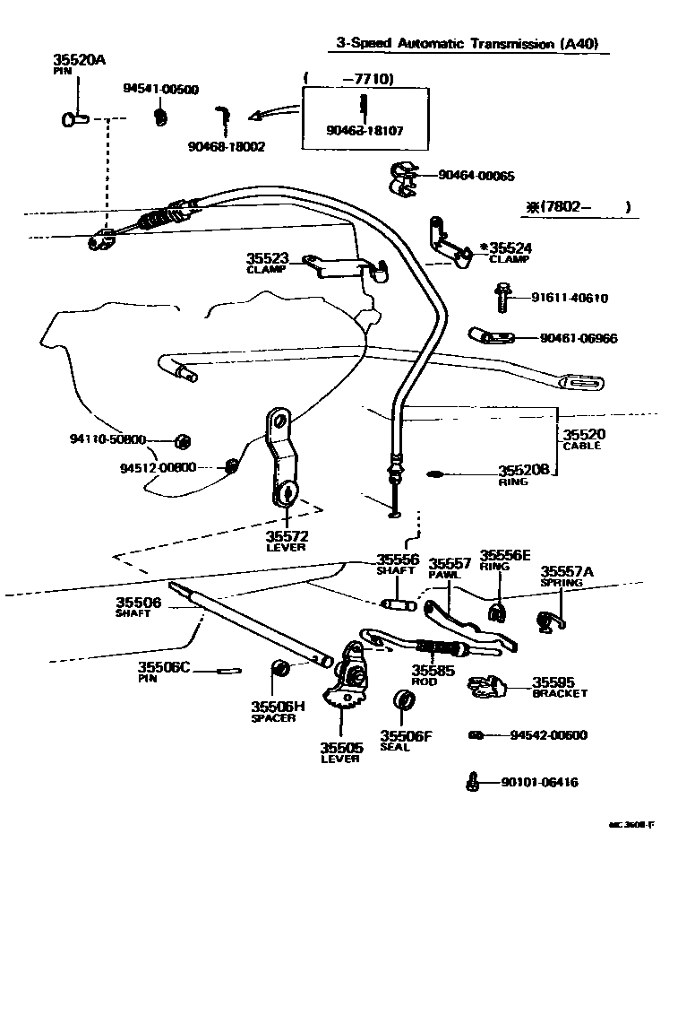 3513 — THROTTLE LINK & VALVE LEVER (ATM)