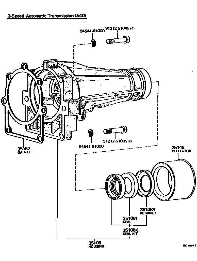 3504 — EXTENSION HOUSING (ATM)