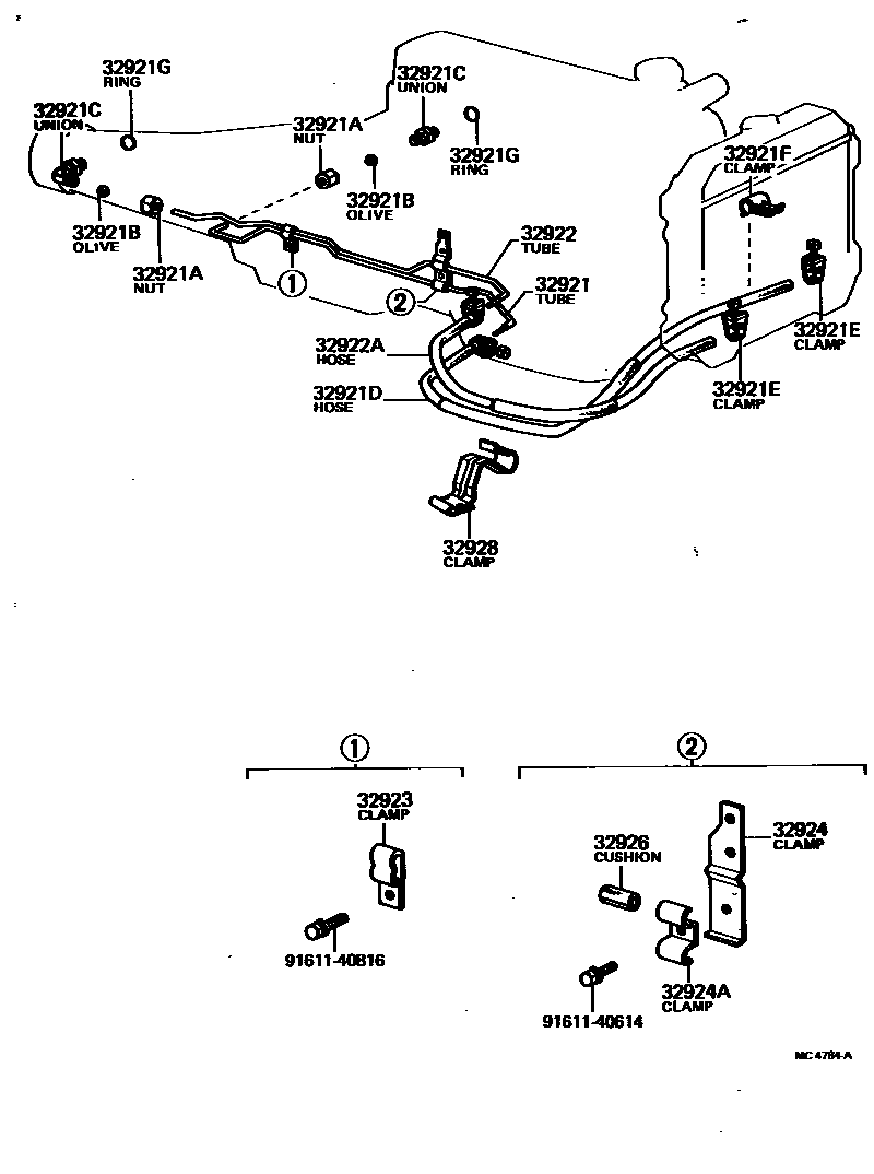 3514 — OIL COOLER & TUBE (ATM)