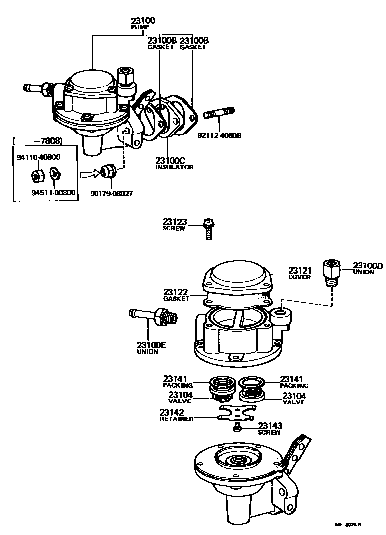 2301 — FUEL PUMP & PIPE