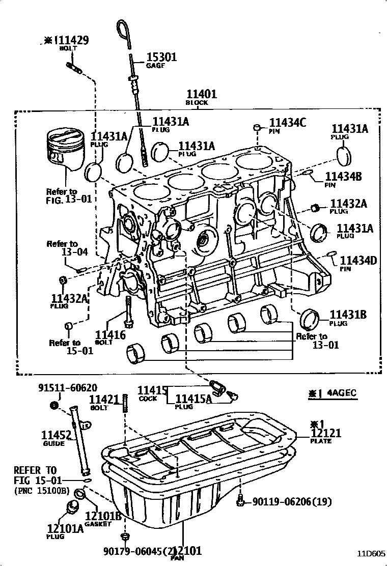 1105 — CYLINDER BLOCK